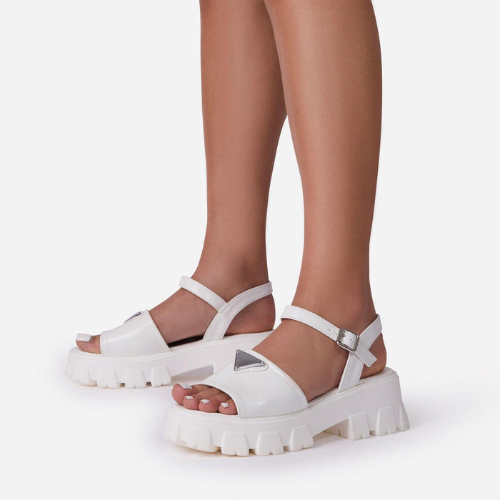 Platform Women's Sandals Summer Fashion Women Beach Classic Sandal Comfortable Beach  Pool Platforms Sandals With Buckle Open Toe Ankle Strap Thick-Soled Casual Women's Shoes