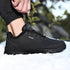 Winter Mens Casual Shoes Fur Design Sneakers Mens Lace-up Trainers Walking Shoes Leather Shoes Slip On Casual Lightweight Shoes Comfortable Warm Outdoors Walking Sneakers