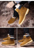 Warm Winter Mens Snow Boots Warm Fur Winter Shoes Mens Boots Footwear Ankle Boots Warm Fur Lined Winter Water-Resistan Waterproof Outdoor Snow Autumn Boots