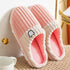 Women Winter Warm Fur Slippers Mens House Shoes Comfort Flat Heel Home Indoor Bedroom Warm Soft Cozy Fleece Lining House Slippers Memory Foam Slippers Winter Bedroom Shoes