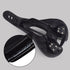 Bike Saddle Breathable Mountain Bike Seat PU Leather Bicycle Seat Cushion Sponge Filled Comfortable Cycling Saddle Replacement Soft Padded With Shock Absorbing Waterproof For Mountain Bike Road Bike