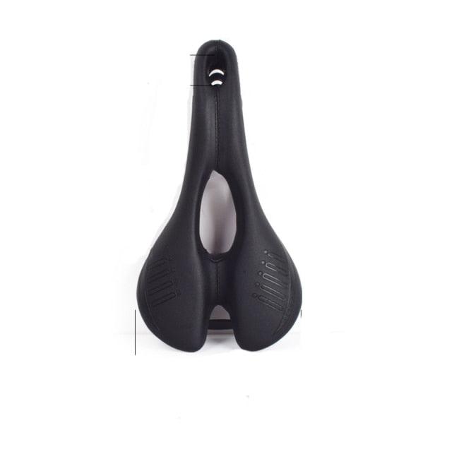 Bike Saddle Breathable Mountain Bike Seat PU Leather Bicycle Seat Cushion Sponge Filled Comfortable Cycling Saddle Replacement Soft Padded With Shock Absorbing Waterproof For Mountain Bike Road Bike