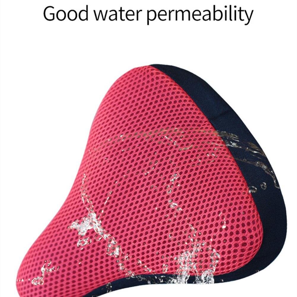 Bicycle Comfort Seat Saddle Cover 3D Soft Breathable Bike Saddle Cushion Cover Mesh Fabric Cycling Seat Saddle Cover For Comfort Saddles Cover Fit For Exercise Outdoor Bikes With Water Resistant Cover