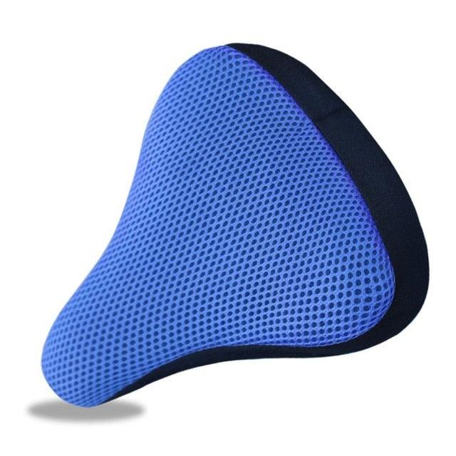 Bicycle Comfort Seat Saddle Cover 3D Soft Breathable Bike Saddle Cushion Cover Mesh Fabric Cycling Seat Saddle Cover For Comfort Saddles Cover Fit For Exercise Outdoor Bikes With Water Resistant Cover