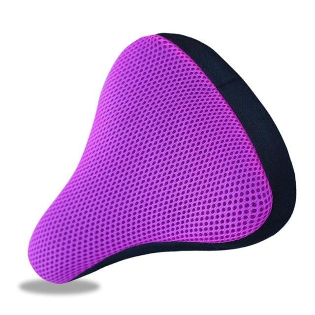 Bicycle Comfort Seat Saddle Cover 3D Soft Breathable Bike Saddle Cushion Cover Mesh Fabric Cycling Seat Saddle Cover For Comfort Saddles Cover Fit For Exercise Outdoor Bikes With Water Resistant Cover