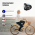 Unisex Soft Rubber Bike Saddle Dual Shock Absorbing Mountain Bicycle Cushion Pad Breathable Comfortable Bike Seat Cushion Bicycle Seat For Men Women With Dual Shock Absorbing Ball Memory Foam Waterproof Wide Bicycle Saddle Fit