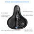 Unisex Soft Rubber Bike Saddle Dual Shock Absorbing Mountain Bicycle Cushion Pad Breathable Comfortable Bike Seat Cushion Bicycle Seat For Men Women With Dual Shock Absorbing Ball Memory Foam Waterproof Wide Bicycle Saddle Fit