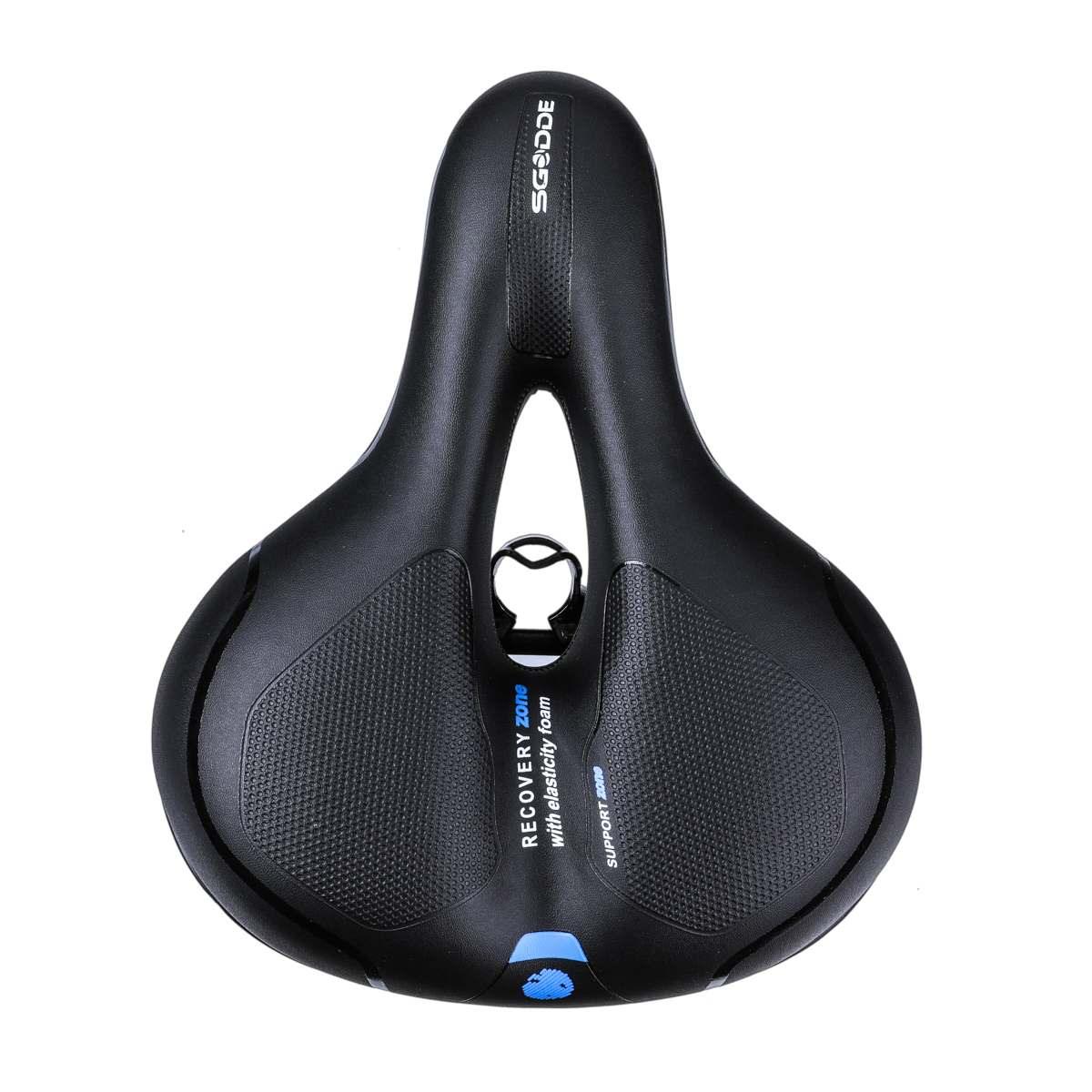 Unisex Soft Rubber Bike Saddle Dual Shock Absorbing Mountain Bicycle Cushion Pad Breathable Comfortable Bike Seat Cushion Bicycle Seat For Men Women With Dual Shock Absorbing Ball Memory Foam Waterproof Wide Bicycle Saddle Fit