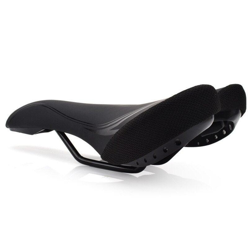 Unisex Mountain Bike Saddle Comfortable Soft Road Bike Seat Cushion Shock Absorbing Bicycle Saddle Comfortable Bike Seat For Men Padded Bicycle Saddle With Soft Cushion Improves For Mountain Bike