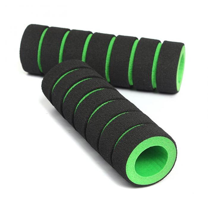 Lightweight Bike Handlebar Foam Sponge Cycling Anti-Shock Non-Slip Skid-Proof Handle Bar Grips Bike Foam Handlebar Cover Handle Bar Foam Soft Grips Sponge Non-Slip Handle Grips For Bike Racing Bicycle Motorcycle