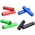 Bicycle Handlebar Cover Silicone Non Slip Bike Handle End Grips Bicycle Parts Soft Sponge Non-Slip Bicycle Handle With End Holding Shock Resistance Absorbent Comfortable Bike Accessories