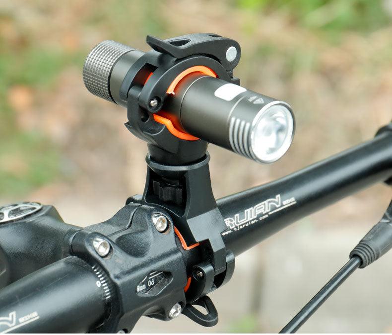 Bicycle Light Bracket Bike Lamp Holder LED Headlight Pump Stand Quick Release Mount 360 Degree Rotatable Universal Flashlight Mount Holder Mount Bicycle Mounting Bracket Flashlight Holder - STEVVEX Sport - 224, Bicycle Flashlight, Bicycle Headlight Holder, Bicycle Light, bike, bike accessories, Bike Headlight, Flashlight Mount Holder, Front Bike Headlight, Headlight Holder, Safety Taillight Flashlight, Safety Warning Bike Light, Warning Bike Rear Light, Warning Headlight - Stevvex.com