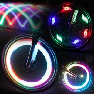 1PCS New Bike Spoke Light Mini Plastic LED Bicycle Wheel Spoke Light Flash Modes Waterproof LED Bicycle Spoke Light Changes Patterns Fashion Bicycle Rim Lights For Bike