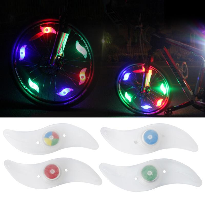 1PCS New Bike Spoke Light Mini Plastic LED Bicycle Wheel Spoke Light Flash Modes Waterproof LED Bicycle Spoke Light Changes Patterns Fashion Bicycle Rim Lights For Bike