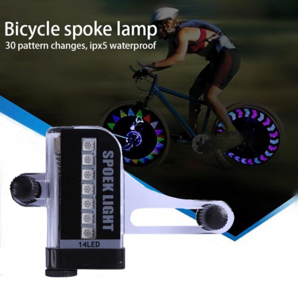 1PC Bike Spoke Light Mini LED Bicycle Wheel Decorative Tire Valve Caps Lamp Cycling Warning Lights LED Bicycle Wheel Lights Neon Flashing Lamp Glow In The Dark Cool Safe Accessories