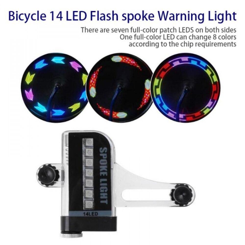 1PC Bike Spoke Light Mini LED Bicycle Wheel Decorative Tire Valve Caps Lamp Cycling Warning Lights LED Bicycle Wheel Lights Neon Flashing Lamp Glow In The Dark Cool Safe Accessories