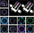 1PC Bike Spoke Light Mini LED Bicycle Wheel Decorative Tire Valve Caps Lamp Cycling Warning Lights LED Bicycle Wheel Lights Neon Flashing Lamp Glow In The Dark Cool Safe Accessories