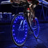 20 LED Bike Cycling Rim Lights Wheel Spoke Light String Strip Lamps Waterproof Bicycle Light Decoration Accessories Waterproof LED Bike Spoke Lights For Adult Bike Beautiful Night Bike Decoration