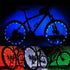 20 LED Bike Cycling Rim Lights Wheel Spoke Light String Strip Lamps Waterproof Bicycle Light Decoration Accessories Waterproof LED Bike Spoke Lights For Adult Bike Beautiful Night Bike Decoration