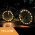 Fashion Durable Bicycle Spoke Light Bike Tire Wind Wheel Lights Flash Spoke Ribbon Light Lamp Outdoor Night Cycling Lights Bike Wheel Spoke Light Waterproof Bright Bicycle Light Strip