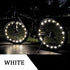 Fashion Durable Bicycle Spoke Light Bike Tire Wind Wheel Lights Flash Spoke Ribbon Light Lamp Outdoor Night Cycling Lights Bike Wheel Spoke Light Waterproof Bright Bicycle Light Strip