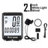 Bicycle Computer Road Bike Table Light Wired Wireless Waterproof Luminous Speedometer Waterproof Cycling Odometer Smart Sensor Auto Wake-Up Multi-Function Bicycle Speed Tracker With LCD Backlight Display