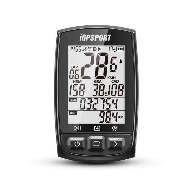 Waterproof Bike Computer GPS Cycling Computer Navigation Speedometer Wireless Bicycle Speedometer Odometer With LCD Display Waterproof Tracker Fits All Bikes Electric Bike