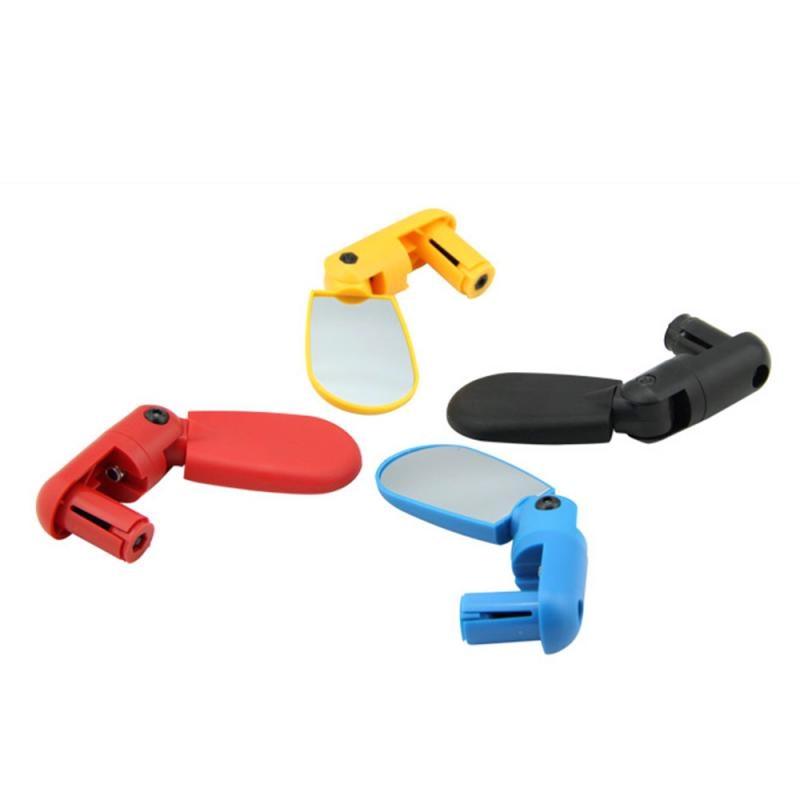 Mini Bike Mirrors Adjustable Rotate Flexible Cycling Rearview Handlebar Mini Safety Bicycle Rear View Mirror Bicycle Handlebar End Rear View Mirror Safe Rearview Mirrors For Mountain Road Bikes With Rotatable Head Colorful Design Mirrors