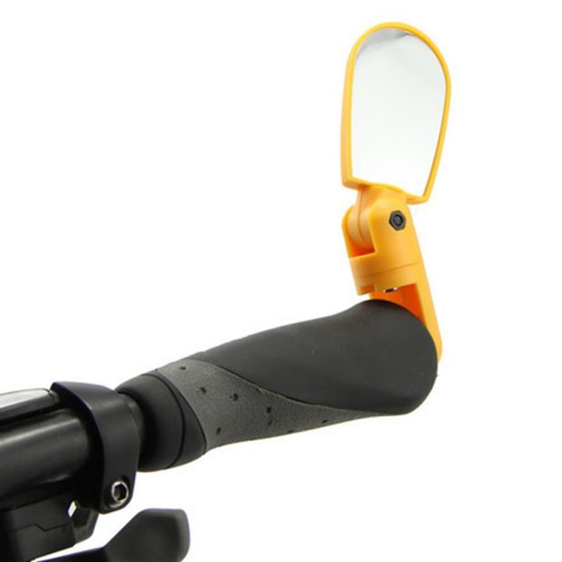 Mini Bike Mirrors Adjustable Rotate Flexible Cycling Rearview Handlebar Mini Safety Bicycle Rear View Mirror Bicycle Handlebar End Rear View Mirror Safe Rearview Mirrors For Mountain Road Bikes With Rotatable Head Colorful Design Mirrors