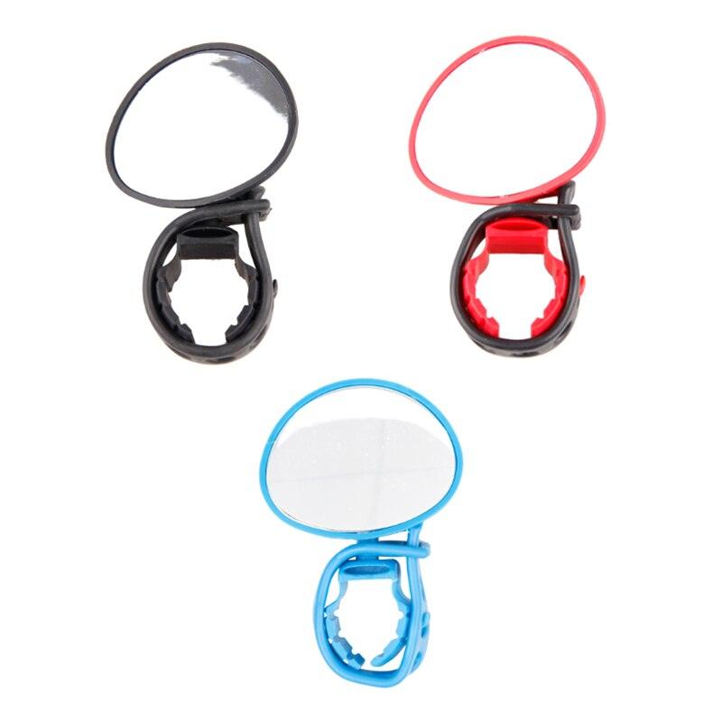 Mini Bike Mirrors Adjustable Rotate Flexible Cycling Rearview Handlebar Mini Safety Bicycle Rear View Mirror Bicycle Handlebar End Rear View Mirror Safe Rearview Mirrors For Mountain Road Bikes With Rotatable Head Colorful Design Mirrors