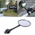 Mini Bike Mirrors Adjustable Rotate Flexible Cycling Rearview Handlebar Mini Safety Bicycle Rear View Mirror Bicycle Handlebar End Rear View Mirror Safe Rearview Mirrors For Mountain Road Bikes With Rotatable Head Colorful Design Mirrors