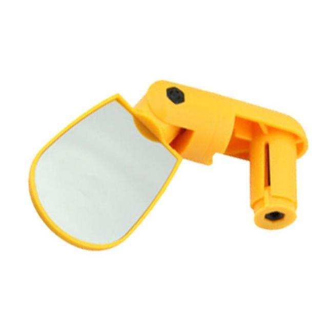 Mini Bike Mirrors Adjustable Rotate Flexible Cycling Rearview Handlebar Mini Safety Bicycle Rear View Mirror Bicycle Handlebar End Rear View Mirror Safe Rearview Mirrors For Mountain Road Bikes With Rotatable Head Colorful Design Mirrors