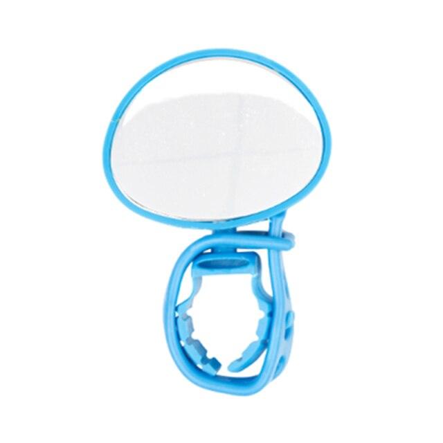 Mini Bike Mirrors Adjustable Rotate Flexible Cycling Rearview Handlebar Mini Safety Bicycle Rear View Mirror Bicycle Handlebar End Rear View Mirror Safe Rearview Mirrors For Mountain Road Bikes With Rotatable Head Colorful Design Mirrors