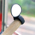 New Universal Rotate Bike Rearview Mirror Unique Bicycle Handlebar Mounted Convex Rear View Mirror Adjustable Full Rotatable Rearview Bicycle Mirrors Wide Angle Acrylic Convex Cycling Safety Mirror For Road Bike