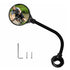 New Universal Rotate Bike Rearview Mirror Unique Bicycle Handlebar Mounted Convex Rear View Mirror Adjustable Full Rotatable Rearview Bicycle Mirrors Wide Angle Acrylic Convex Cycling Safety Mirror For Road Bike