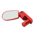 New Universal Rotate Bike Rearview Mirror Unique Bicycle Handlebar Mounted Convex Rear View Mirror Adjustable Full Rotatable Rearview Bicycle Mirrors Wide Angle Acrylic Convex Cycling Safety Mirror For Road Bike