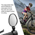 Handlebar Bike Mirror Bicycle Rear view Lens Wide-Angle Safety Mirror Mountain Road Bicycle Wide-Angle Reflector  Rotatable Handlebar Mirror Wide Angle Bicycle Mirror Cycling Rear View Mirror Shockproof Acrylic Convex Mirror Safe Rearview Mirror