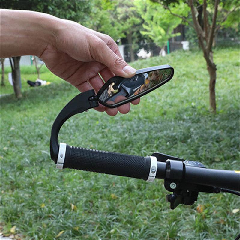 Bicycle Rear View Mirror Bike Cycling Clear Wide Range Back Sight Reflector Adjustable Left Right Mirror Accessories New Bike Mirror Blast resistant Adjustable Bike Rearview Mirror With Large Lens Bicycle Mirrors For Handlebars