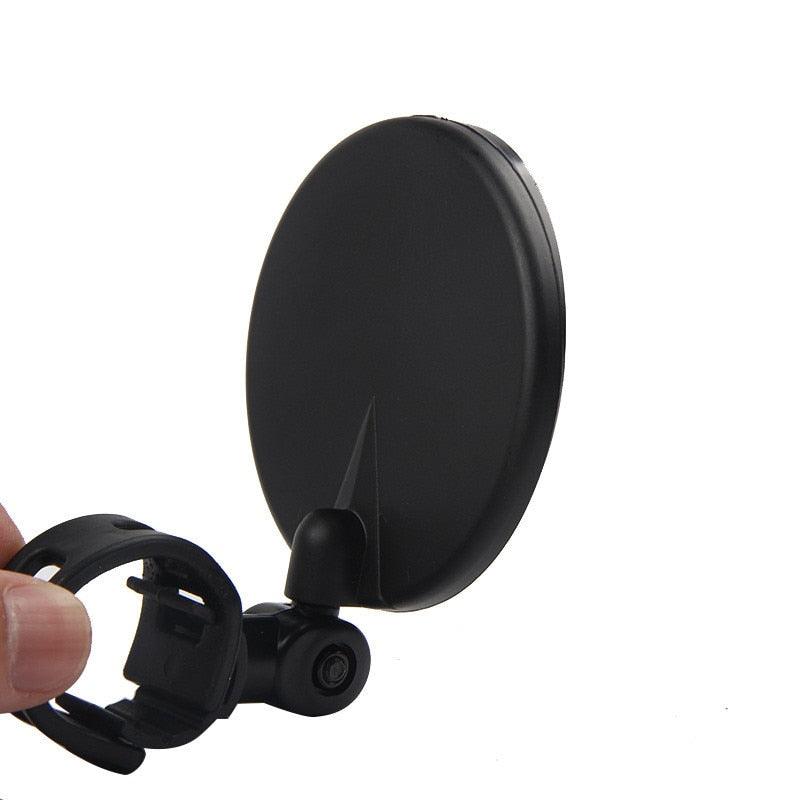 Bike Electric Scooter Rear View Mirror Bicycle Large View Convex Mirror Retro Reflector Modification  Rearview Mirror Scooter Adjustable Rear View Glass Bicycle Mirror Reflector Compatible For Bike