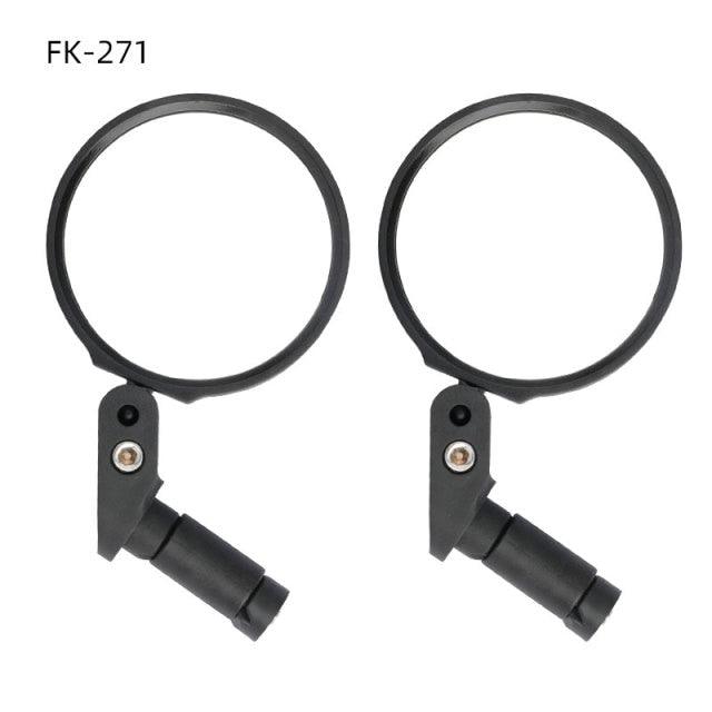 Universal Bicycle Mirror Bar End Mount Acrylic Road Bike Rear View Mirror Back Sight Reflector Angle Adjustable Bicycle Cycling Rearview Mirror Universal Adjustable Rotatable Safe Handlebar Bike Rear View Mirror