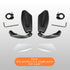 Bike Wide Range Back Sight Reflector Bike Mirror Bicycle Handlebar Rear View Mirror Bike Rear view Mirror Left With Light Reflector Safer No-Shock Bicycle Mirror Rearview Mirror Universal For Bike Bicycle