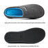 Men's Cotton Fabric Slippers Indoor Non-Slip Home Fur Couple Flat  Men Winter Slipper Cotton Memory Foam Slippers Comfort Knitted Cotton-blend Closed Toe House Indoor Outdoor Shoes