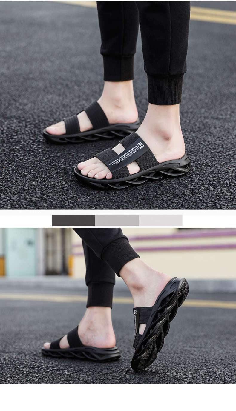 Modern Casual Summer Flip Flops Pool Slippers Sandals Slippers Men Shoes Tennis Fitness Runners Comfy Memory Foam Slide Outdoor Slippers Luxury Indoor Mens Slippers