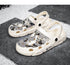 Men Sandals Summer Camouflage Hole Shoes Garden Shoes Outdoor Non-slip Beach Shoes Flat Sandals Home Slippers Unisex Garden Clogs Shoes Slippers Sandals For Mens