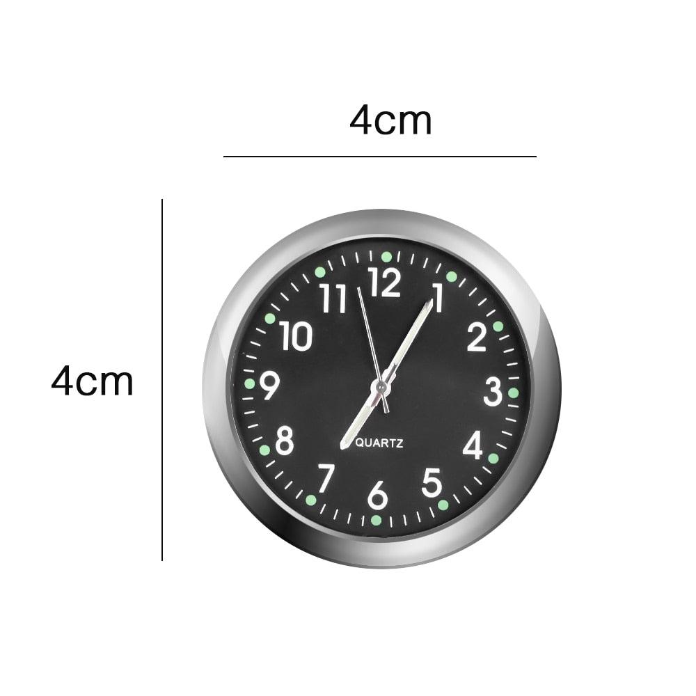 Car Clock Ornament Auto Watch Decoration Automobiles  Car Dashboard Clock Cars Air Vent Clip Quartz Clocks Mini Luminous Quartz Analog Watch Universal Pocket Stick-On Clock Perfect Interior Dashboard Time Display Digital Pointer Clock In Car Accessories