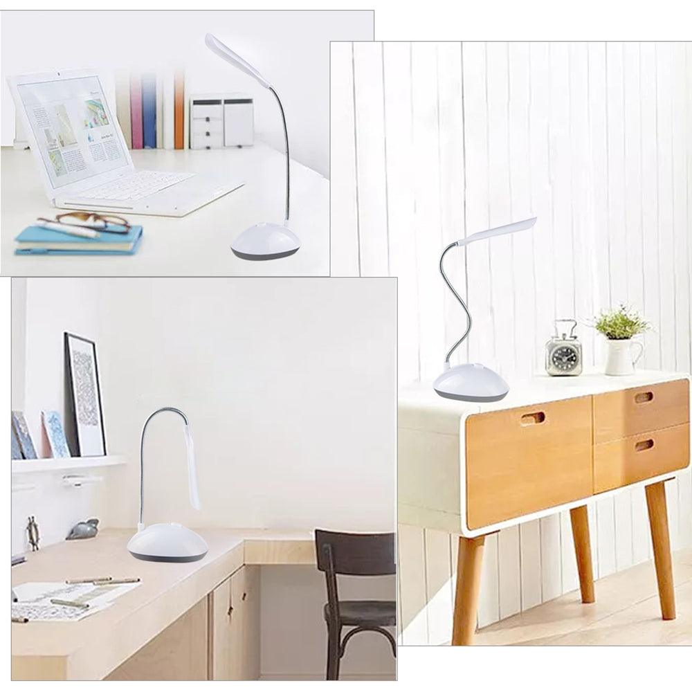 Mini Portable LED Table Light Foldable Student Book Reading Study Desk Lamp Eye Protection Battery Bedroom Office Bright Light Decorative Table Lamp Cute Study Lamps for Bedroom Décor