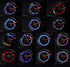 30 Pattern Bike Lights LED Bicycle Decorative Lights Riding Cool Wheels Warning LED Waterproof Bicycle Spoke Tire Light Patterns Bicycle Rim Lights For Mountain Bike Road Bikes