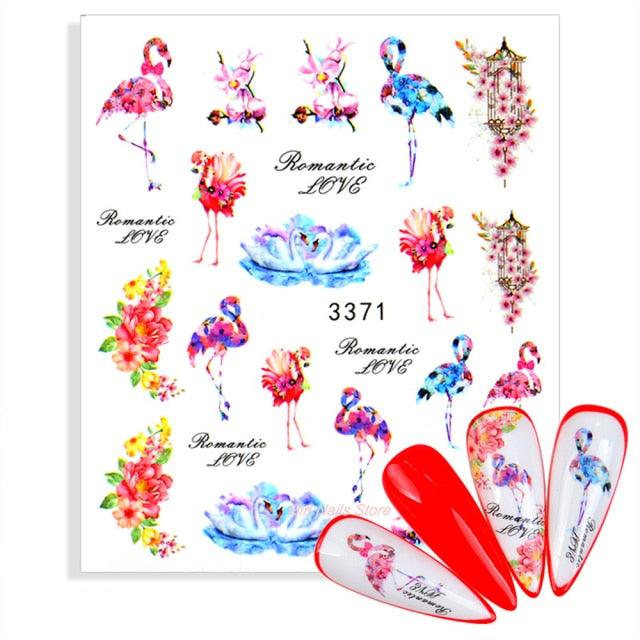 Water Decals Nail Tattoo Wolf Animal 3D Embossed Nail Sticker Flower Adhesive Manicure Slider Nail Art Tips Curve Graffiti Nail Design for Acrylic Nail Supplies Designer Nail Decorations for Women Girls Kids 3D Nail Art Stickers Decals