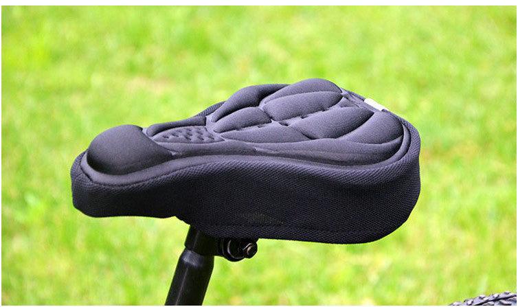 Mountain Bike Saddle Cover Thick Breathable Super Soft Bicycle Saddle Silicone Sponge Bike Seat Sports Bike Seat Cover Padded Bike Seat Cushion Bicycle Saddle Pad For Women Men With Hollow Design