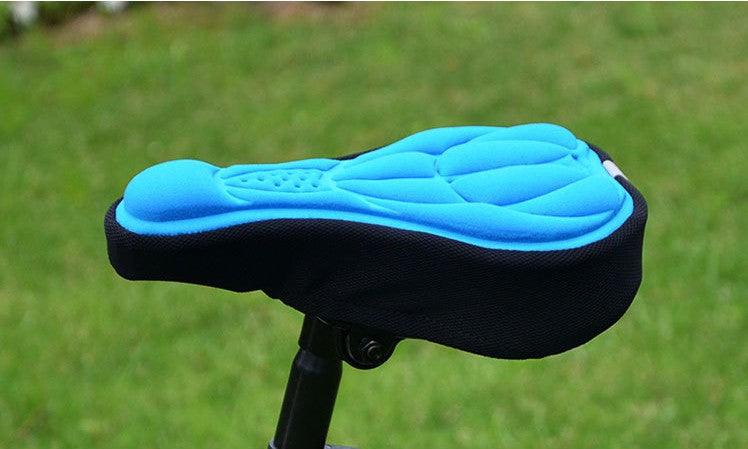 Mountain Bike Saddle Cover Thick Breathable Super Soft Bicycle Saddle Silicone Sponge Bike Seat Sports Bike Seat Cover Padded Bike Seat Cushion Bicycle Saddle Pad For Women Men With Hollow Design